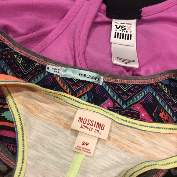 Maurices Victoria’s Secret Mossimo * 3pc Tank Lot EUC Small S Shot Caller Tribal - Picture 7 of 7
